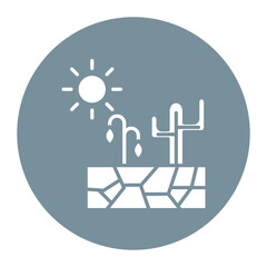 Arid Climate Icon