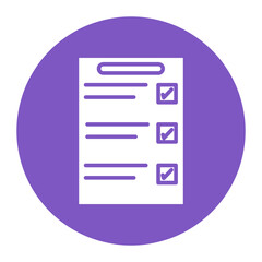 Fototapeta premium Checklist Icon