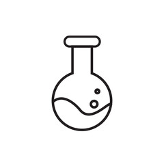 chemistry lab equipment icon editable outline stroke vector eps