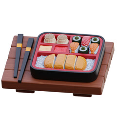 Bento for Japanese Food 3D Icon