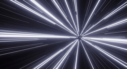 Fototapeta premium Abstract dynamic radiating lines background image