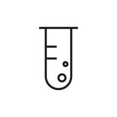 chemistry lab equipment icon editable outline stroke vector eps