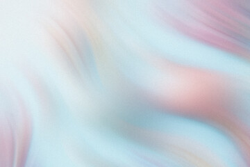 A soft pastel abstract painting featuring shades of pink blue and white blending in a dreamy watercolor style