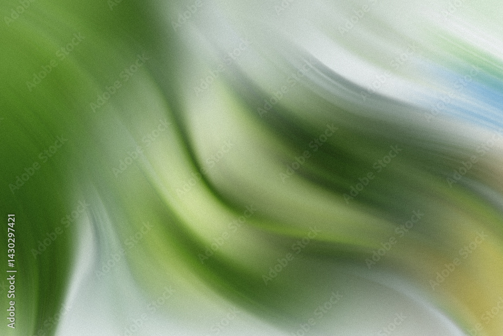 Poster a blurred image of a plant with green and white leaves creating a soft and abstract background effec