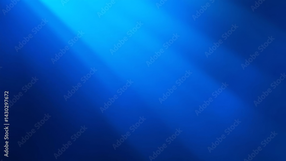 Aufkleber serene abstract background with soft blue light beams creating calming atmosphere. gradient shades o