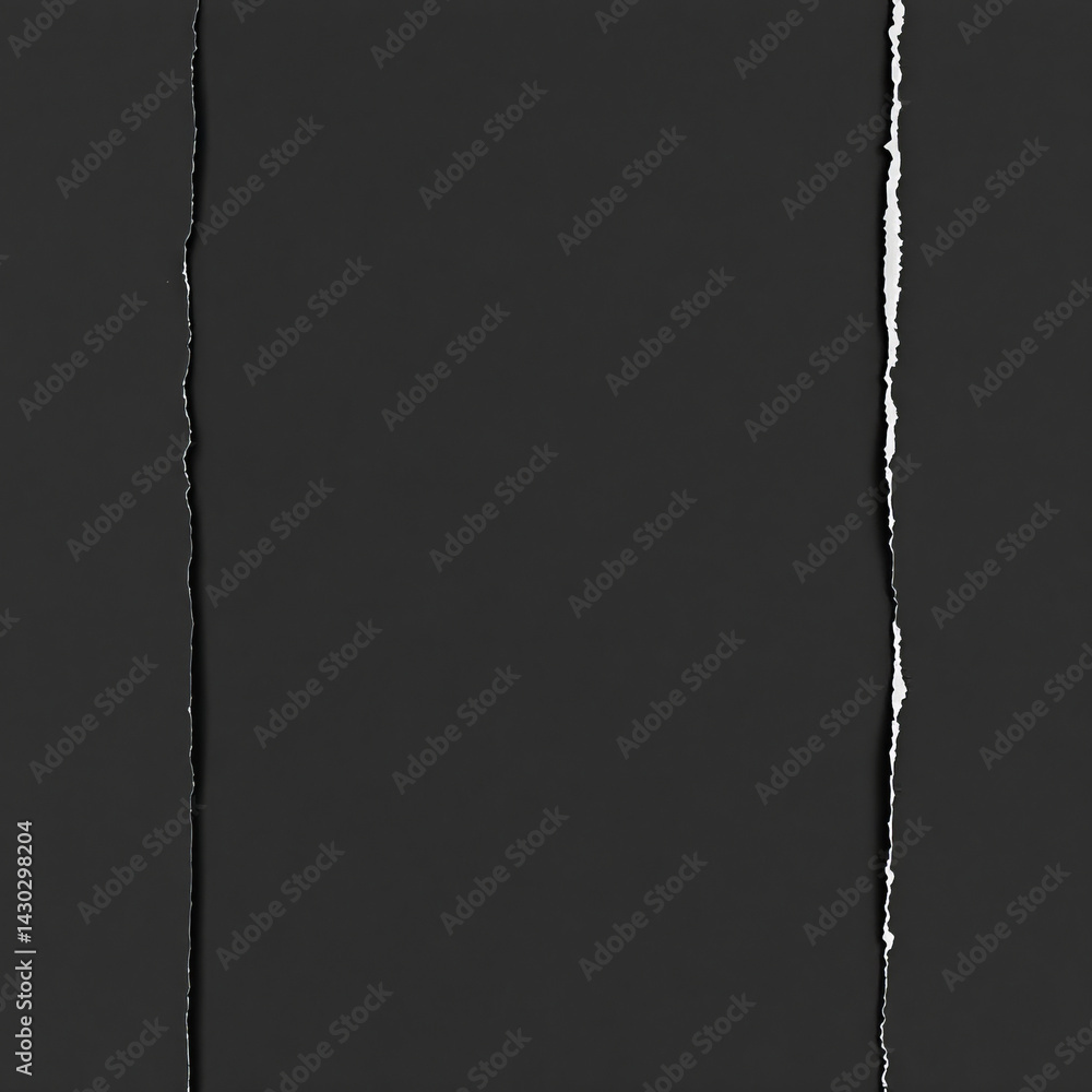 Aufkleber black torn paper edges create striking contrast against dark background, evoking sense of mystery an