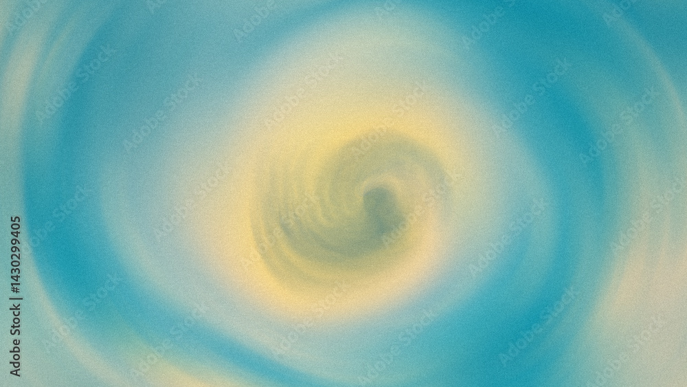 Aufkleber abstract swirl of blue yellow and white colors creating a vortex like effect in a blurred image
