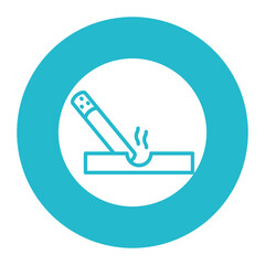 Extinguished Cigarette Icon