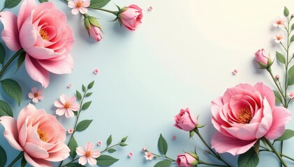 Delicate pastel floral tapestry, light and airy, home decor, soft