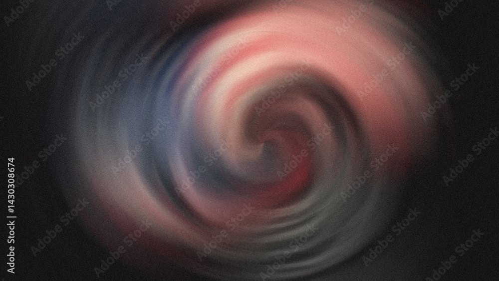 Aufkleber a blurry abstract swirl of pink and dark colors creating a vortex like effect in the center space