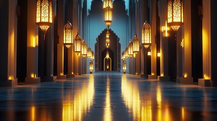 Elegant Arabic Calligraphy and Decorative Patterns for Eid al-Adha Greetings