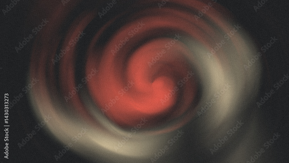 Poster abstract blurred vortex of red and white light creating a swirling motion in a dark background space