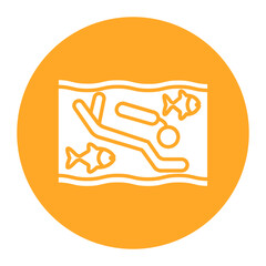 Deep Diving Icon