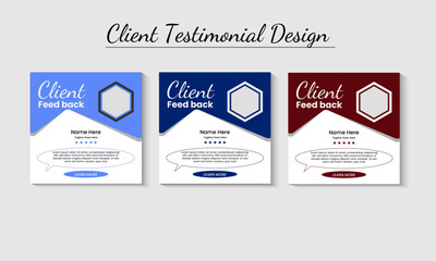 A Bundle of Client Testimonial Design.