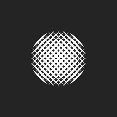 circular lines of light on a black background