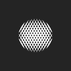 circular lines of light on a black background