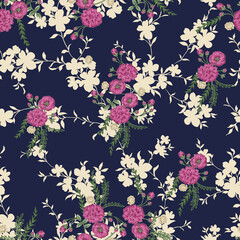 seamless pattern with flowers