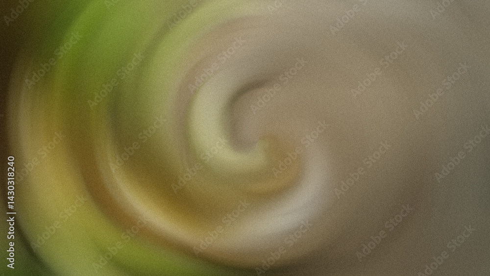 Poster a blurred abstract image featuring a soft swirl of white and green colors in a gentle composition