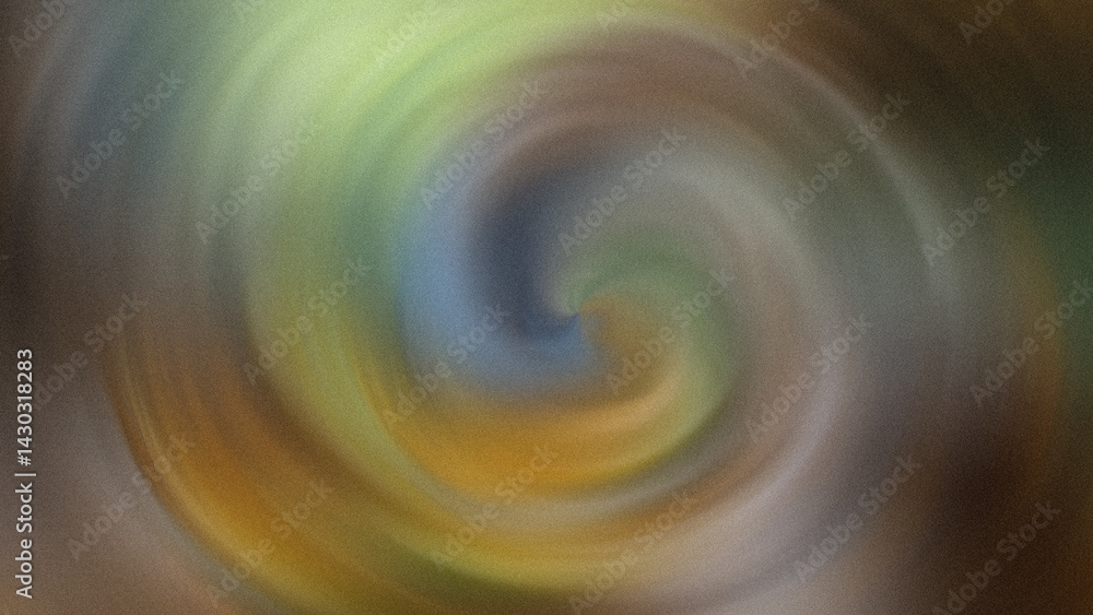 Aufkleber a blurry abstract swirling pattern with yellow and brown hues creating a sense of movement and disto
