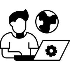  Male It Consultant  SVG Icon