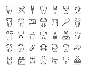 Oral Health and Dental Illustrations