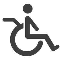 disabled handicap icons set, vector illustration on white background eps 10 