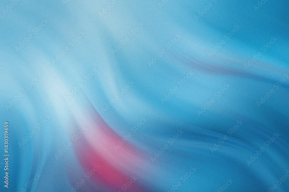 Poster a blurry abstract image showcasing shades of blue with a hint of pink creating a soft and dreamy eff