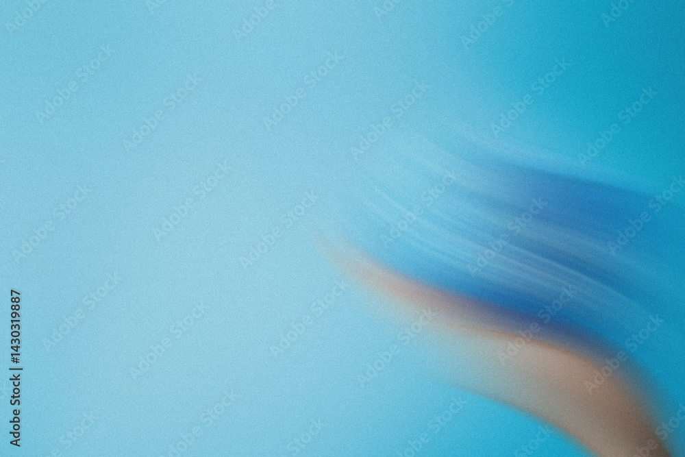Poster abstract blurred background featuring shades of blue and hints of other colors creating a soft gradi