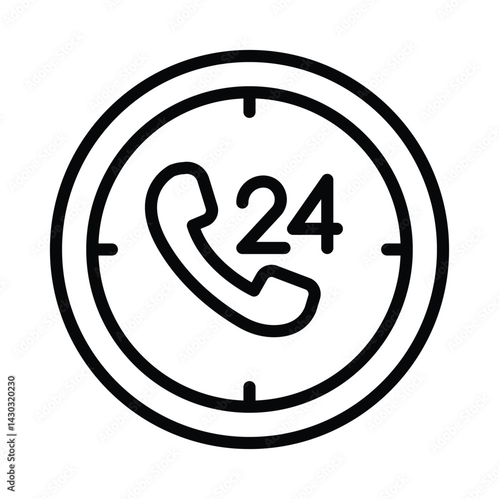 Poster support vector outline icon. eps10 file