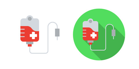 Blood Bag Vector Icon