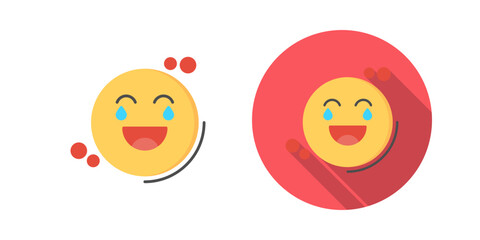 Loughing Vector Icon