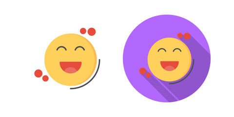 Happiness Vector Icon