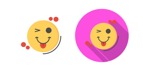 Tongue Out Vector Icon