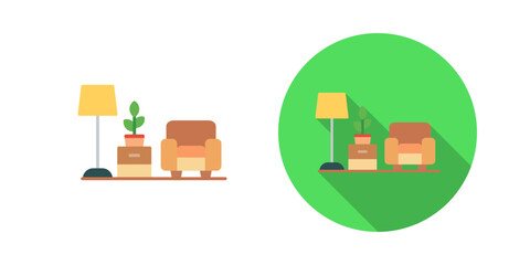 Living Room Vector Icon