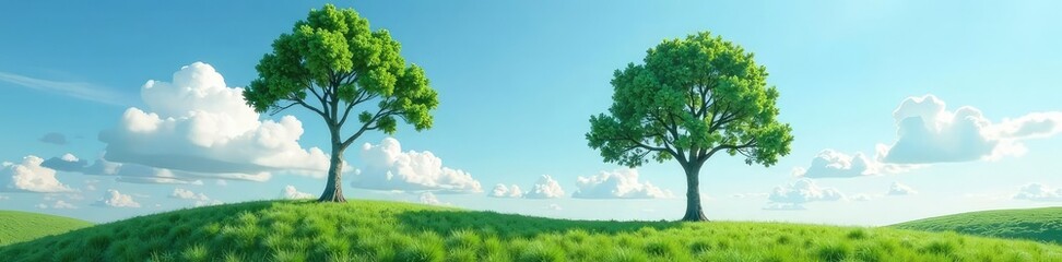 Fototapeta premium A lone tree branch stretching towards the sky, sky, foliage