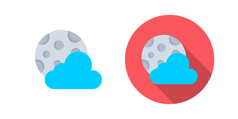 Moon Vector Icon