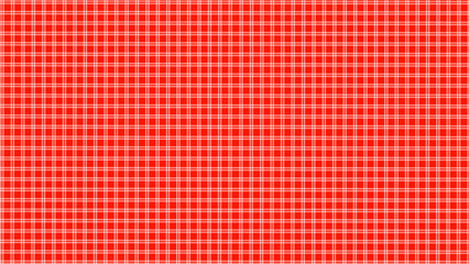 Red and white plaid fabric texture background. Plaid checkered seamless pattern.