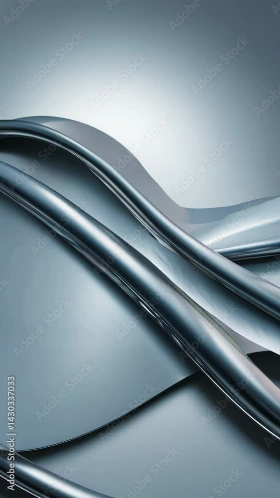 Aufkleber A silver object with a shiny surface. 