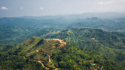 mountain landscape in the morning