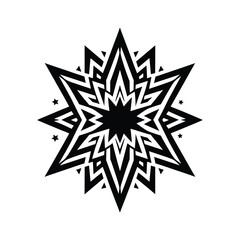 Vector Illustration Design of a Star