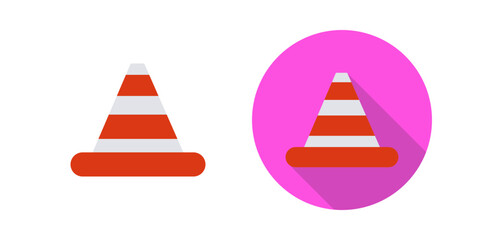 Traffic Cone Vector Icon