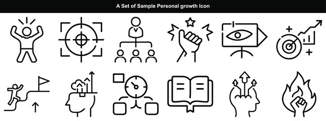 Fototapeta premium Personal Growth Journey: Unlock Potential and Achieve Success