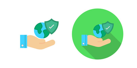 Travel Protection Vector Icon