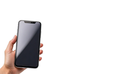 背景透過スマートフォン