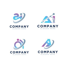 ai logo icon design template 