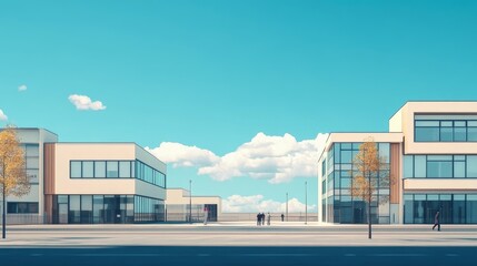 Obraz premium modern office building