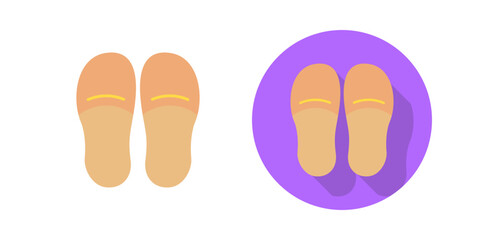 Slippers Vector Icon