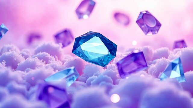 Rock Candy, crystal formation, sugar crystals. Candy science. Crystals grow in supersaturated solutions. Sugar molecules bond forming structures. This process depicts solidification dramatically.