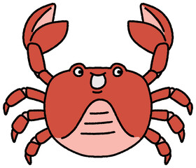 Summer Beach Icon Set – Sea, Whale, Shell, Sunbed, Crab, Beachball Illustration