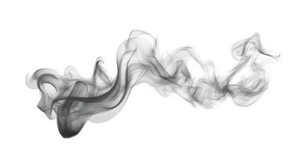 smoke ring swirl isolated on white background, high-definition, realistic look